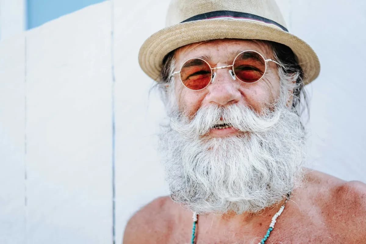 retired man