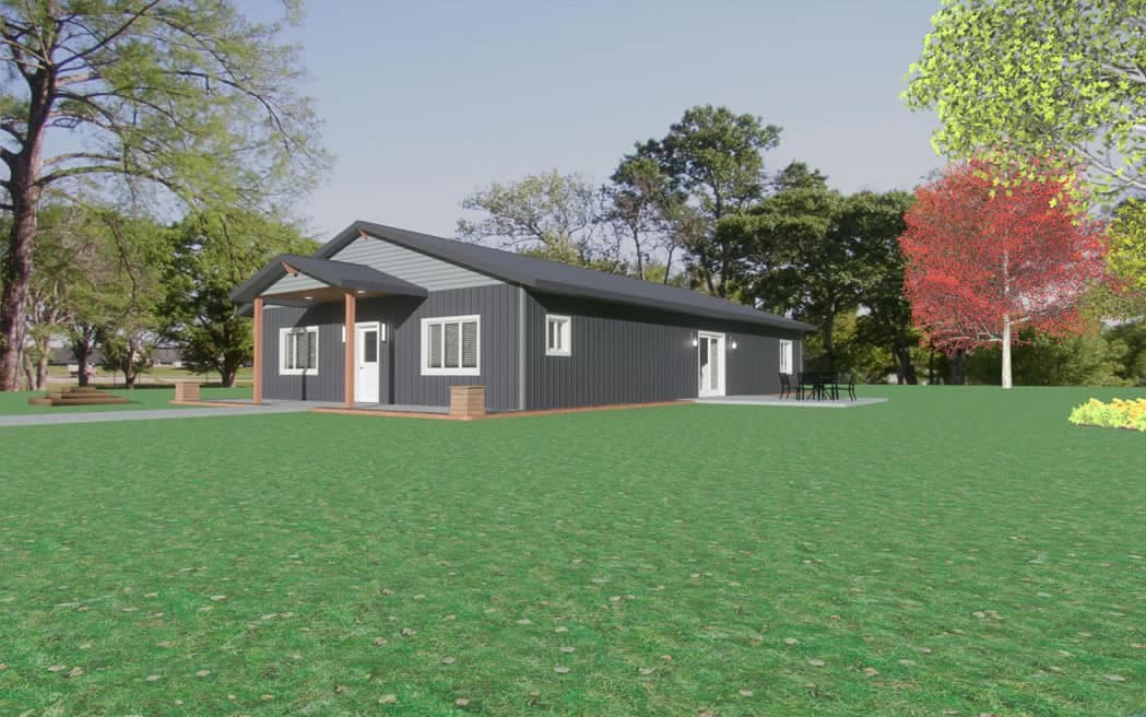 Style 3 Plan 1 home design by Sherman Buildings