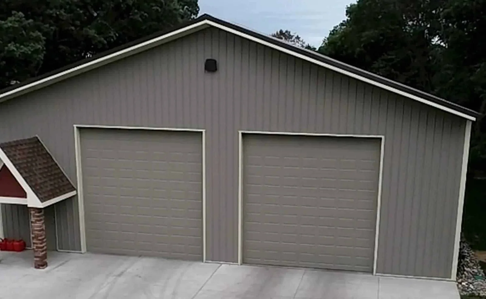 New Sherman-installed garage doors