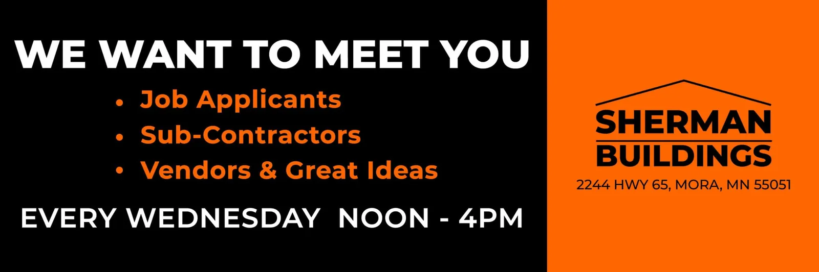 Sherman Mora open house build