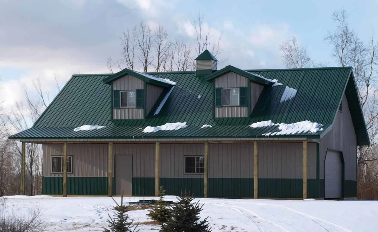 Sherman Buildings pole building home