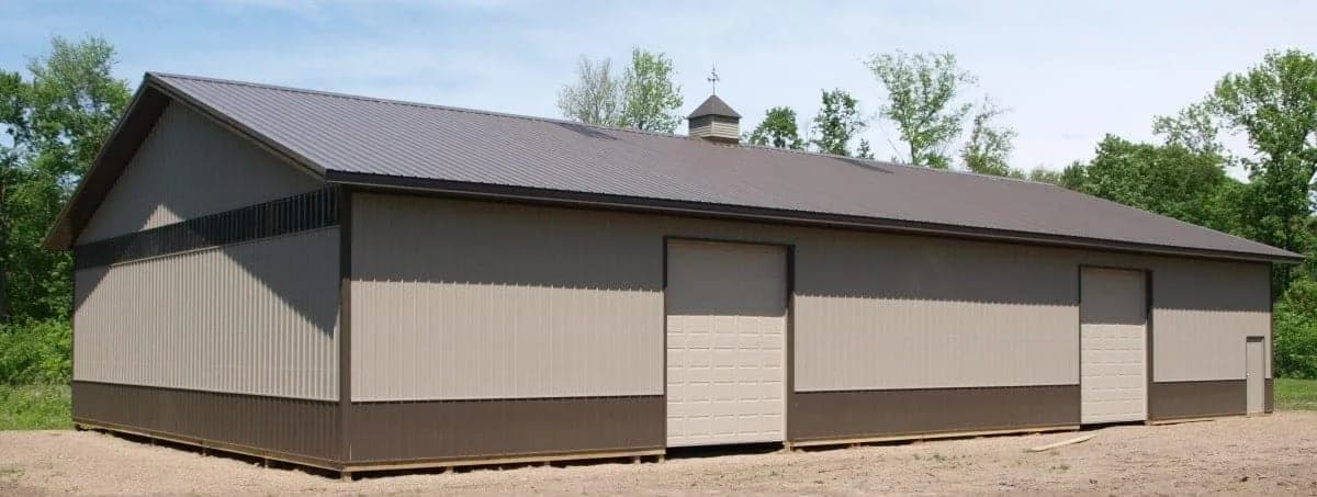 Sherman pole building project 068