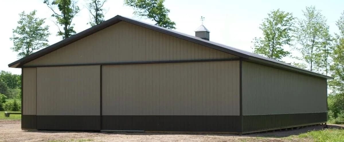 Sherman pole building project 082