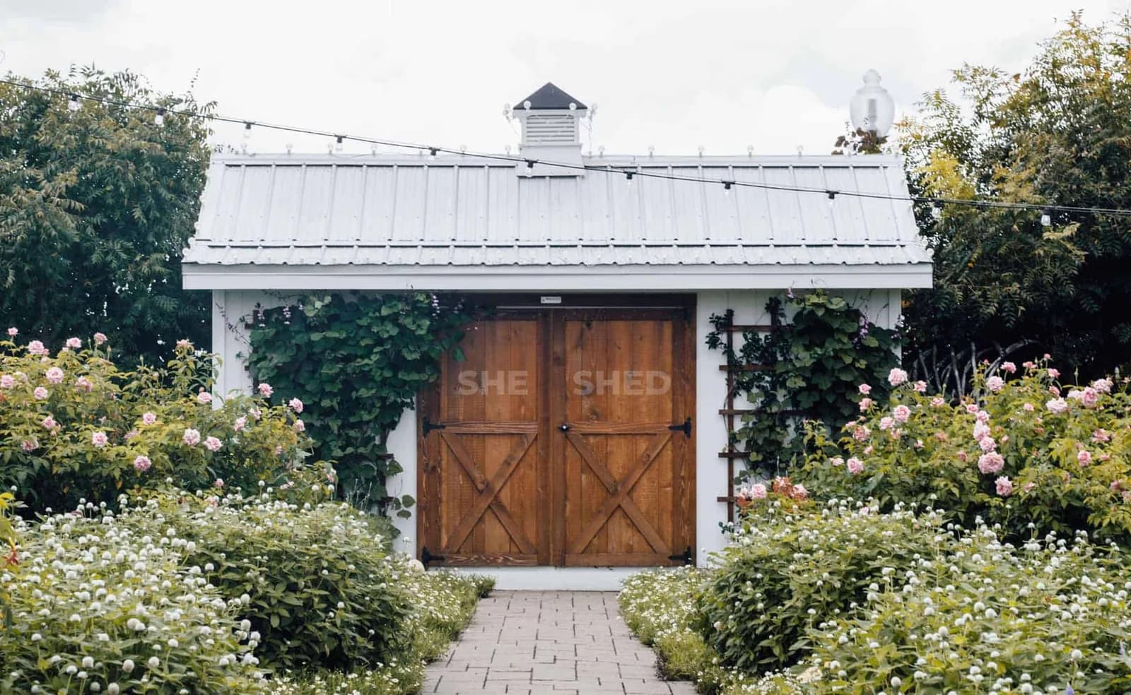 Custom she-shed backyard retreat