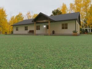 Style 2 Plan 1 home design by Sherman Buildings