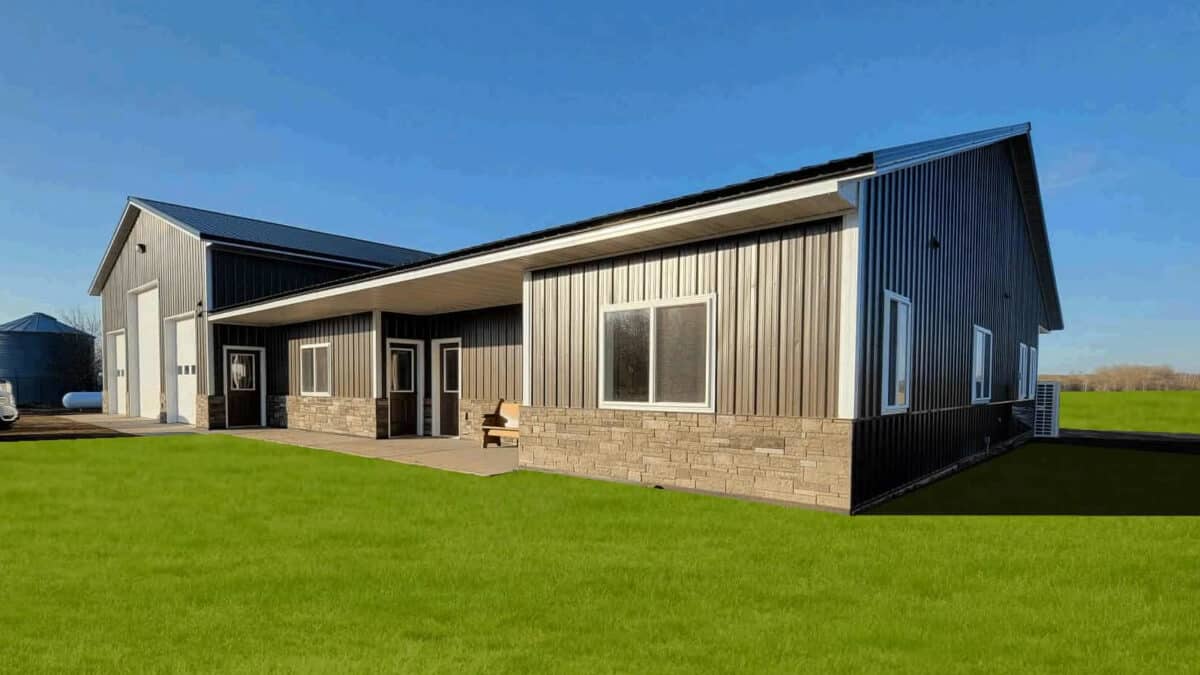 Sherman Buildings post-frame home construction